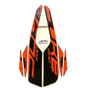 Graphics Sticker Set For Ktm Duke 200 | Type 2 | Orange Bike | Vinyl Decal Set | Both Sides