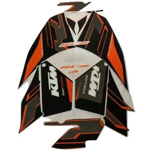 Graphics Sticker Set For Ktm Rc 125 | 2020 Model | White Bike | Vinyl Decal Set | Both Sides