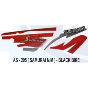 Graphics Sticker Set For Suzuki Samurai | New Model | Black Vehicle | Both Sides