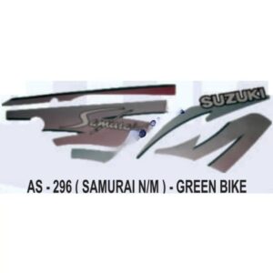 Graphics Sticker Set For Suzuki Samurai | New Model | Green Vehicle | Both Sides