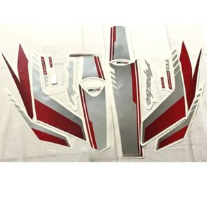 Graphics Sticker Set For Tvs Apache Rtr 160 Bs6 | Blue Bike | Vinyl Decal Set | Both Sides