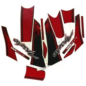 Graphics Sticker Set For Tvs Apache Rtr 160 | Hyper | Grey | Vinyl Decal Set | Both Sides