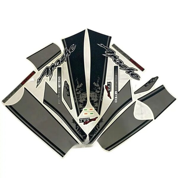 Graphics Sticker Set For Tvs Apache Rtr 160 | Hyper | Red Bike | Vinyl Decal Set | Both Sides