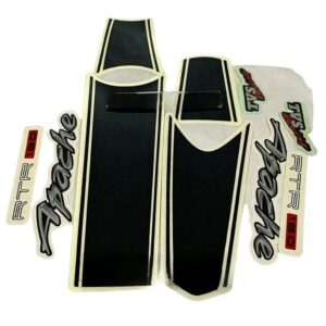 Graphics Sticker Set For Tvs Apache Rtr 160 | Red Bike | Vinyl Decal Set | Both Sides
