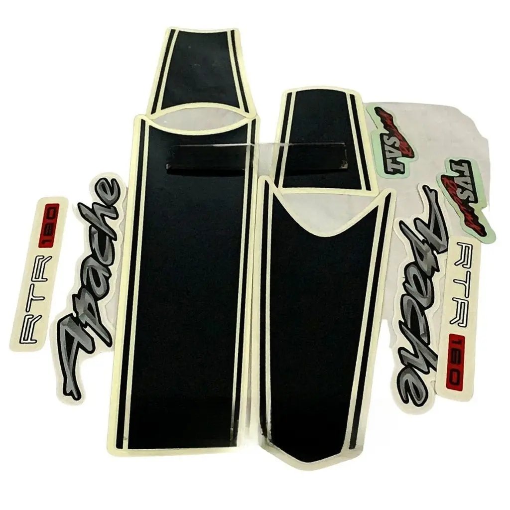 Graphics Sticker Set For Tvs Apache Rtr 160 | Red Bike | Vinyl Decal Set | Both Sides