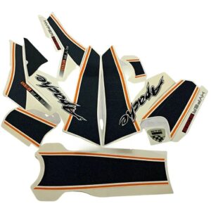 Graphics Sticker Set For Tvs Apache Rtr 160 | Type 3 | White Bike | Vinyl Decal Set | Both Sides