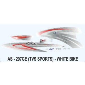 Graphics Sticker Set For Tvs Star City | Type 4 | Blue Vehicle | Both Sides