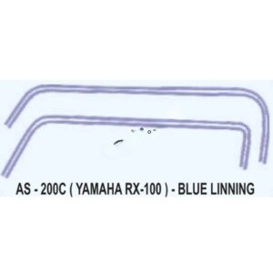 Graphics Sticker Set For Yamaha Rx 100 | Blue Lining Sticker | Both Sides