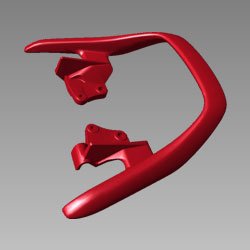 Grip Rear Sport Red For Hero Passion X-pro