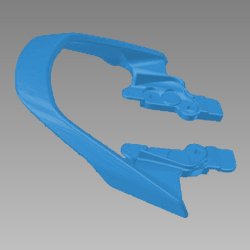 Grip Rear Techno Blue For Hero Passion X Pro