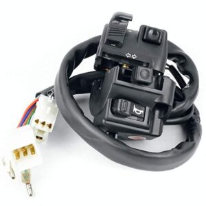 Handle Bar Switch-left Hand,super Splendor | Glamour / Fi (3 Coupler, 2 Clip Terminal) (uno Minda)