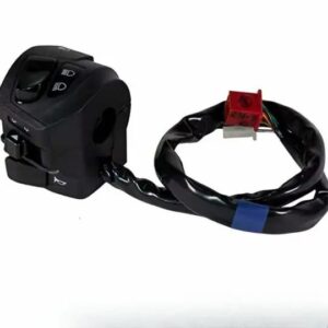 Handle Bar Switch-left Hand With Light Dipper, Horn & Indicator & Horizotal Decompression Choke - With 4 Pingreen Female , 4pin Green Female Couplers , 2 Wire Bullet - With 2...