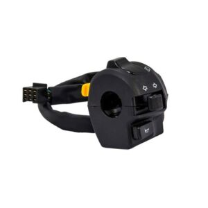 Handle Bar Switch- Left Side- With Dipper, Passing, Horn & Indicator - 9 Pin Black Female Coupler For-royal Enfield-electra/bullet - 350 Es/ks/classic 350/ Thunderbird 350