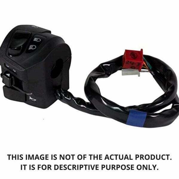 Handle Bar Switch-lift Hand With 1 Wire Coupler, 3 Bullet Terminal (samuri/shaolin/shogun) (uno Minda)