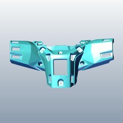 Handle Cover Rear For Xoom Bs6 Fi| Xoom 110 Bsvi Obd Ii | Hero