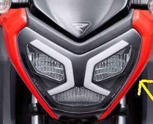Head Light Fairing Striking Red Left Side For Tvs Raider 125 | Tvs