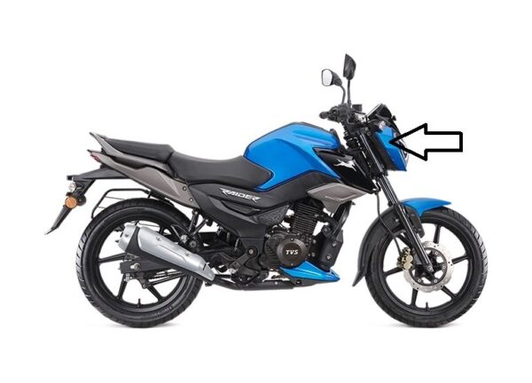 Head Light Faring Right Side Furozia Blue For Raider 125 | Tvs