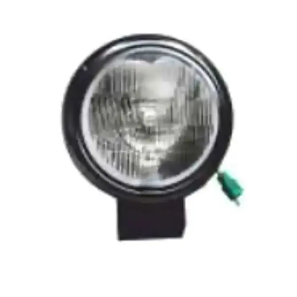 Head Light Set For Bajaj Avenger (black Rim With Blue Bulb)