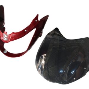 Headlight Visor Fit For Bajaj Xcd Flame Red