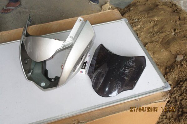 Headlight Visor Fit For Hero Cbz Xtreme New Model Type-3 Force Silver