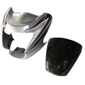 Headlight Visor Fit For Hero Passion Pro Digital Force Silver