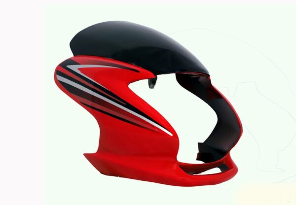 Headlight Visor Fit For Hero Passion Pro Digital Sports Red (bp)