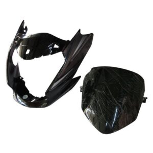 Headlight Visor Fit For Hero Passion Xpro Black (grey Sticker)