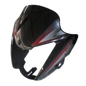 Headlight Visor Fit For Hero Splendor Nxg Latest Black (red Sticker)