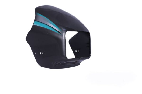 Headlight Visor Fit For Hero Splendor Plus Ibs 2018 Heavy Grey (green Sticker)