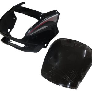 Headlight Visor Fit For Hero Super Splendor Black (red Sticker)