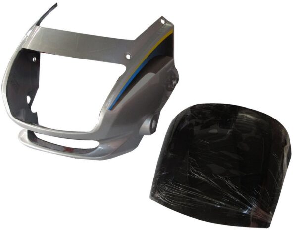 Headlight Visor Fit For Hero Super Splendor Cloud Silver (w/sticker)