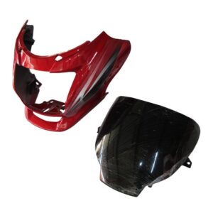 Headlight Visor Fit For Hero Super Splendor Latest(type 2) Candy Blazing Red