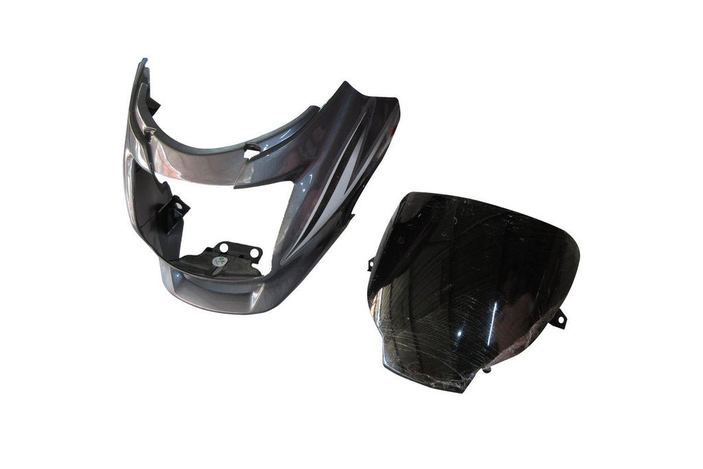 Headlight Visor Fit For Hero Super Splendor Latest (type 3) Heavy Grey 2