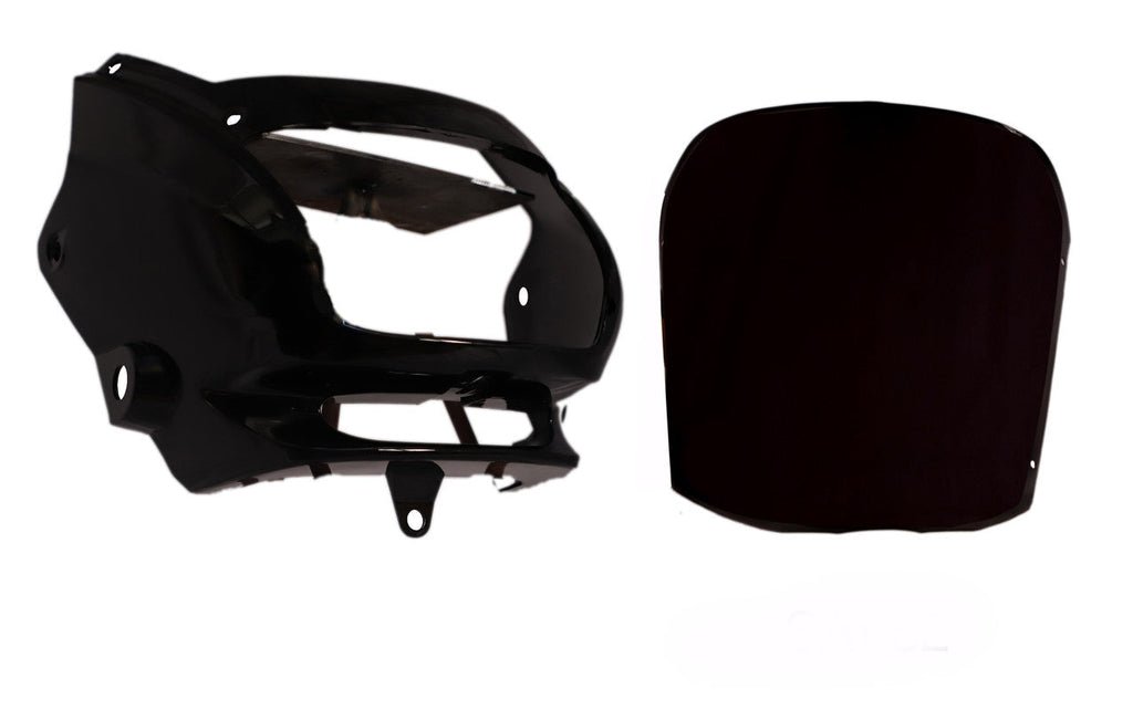 Headlight Visor Fit For Hero Super Splendor (without Sticker) Black