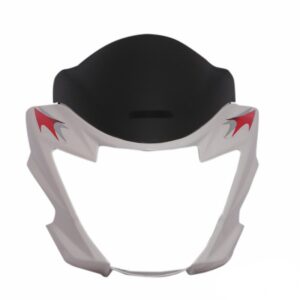 Headlight Visor Fit For Suzuki Hayate With Glass Pearl White