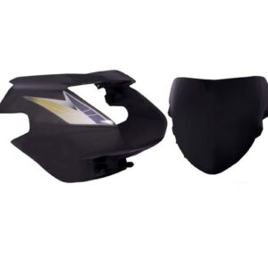 Headlight Visor Fit For Tvs Starcity+ Latest With Glass Black