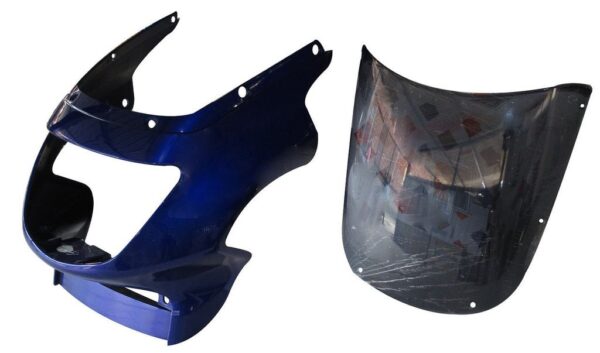 Headlight Visor Fit For With Glass Hero Cbz Excellent Blue