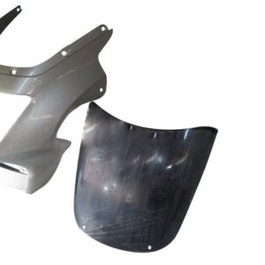 Headlight Visor Fit For With Glass Hero Cbz Sparkle Silver