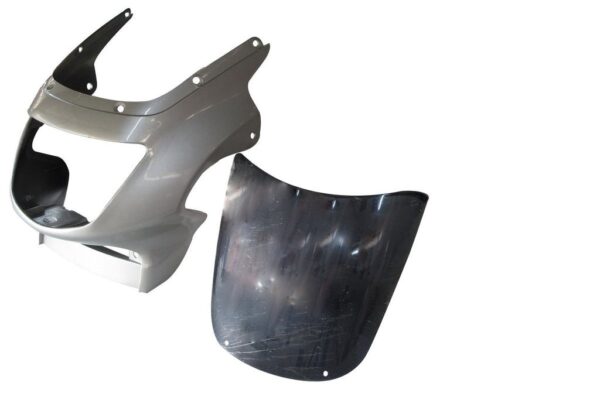 Headlight Visor Fit For With Glass Hero Cbz Sparkle Silver