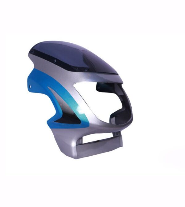 Headlight Visor Fit For With Glass Hero Cbz Starsilver/ Turq. Blue(semi Blk Cone) For Turquoise Blue Bike