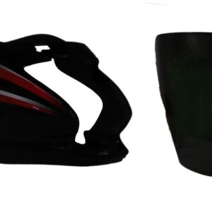 Headlight Visor Hero Passion Pro Bs6 2020 Black**