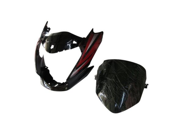 Headlight Visor With Glass Fit For Hero Passion Xpro Type-2 2018 Sports Red