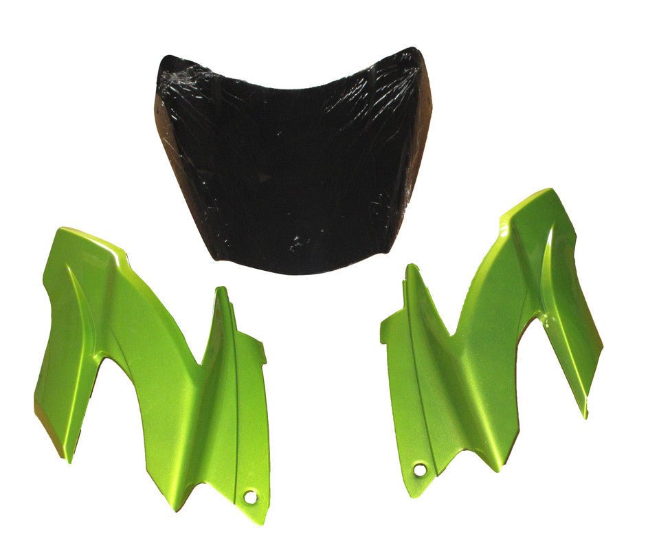 Headlight Visor With Glass Fit For Tvs Apache Rtr 160/180 Cc New Model Candy Palm Green