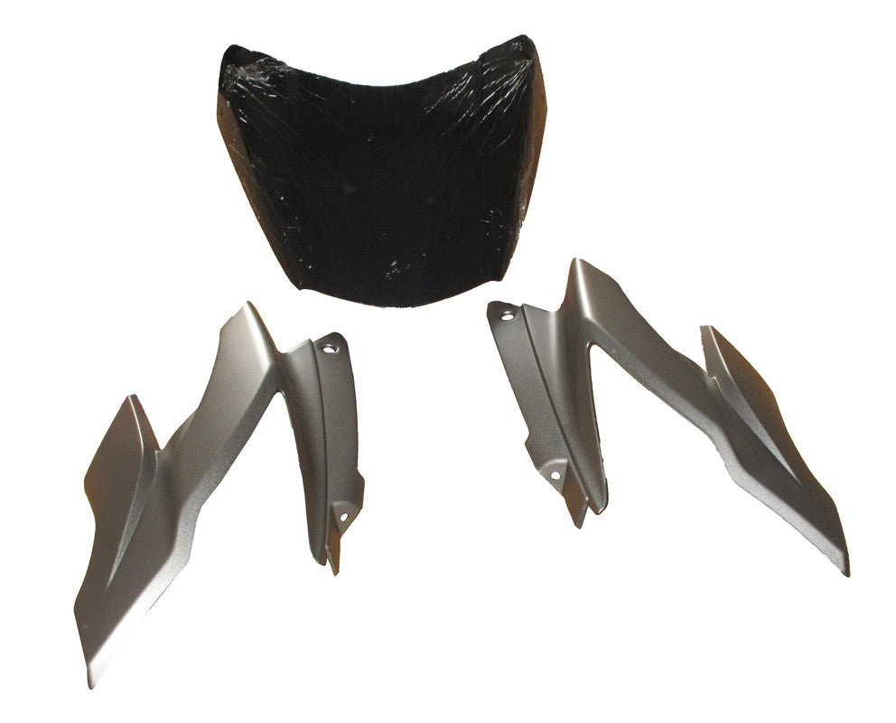 Headlight Visor With Glass Fit For Tvs Apache Rtr 160/180 Cc New Model Matte Titanium Grey