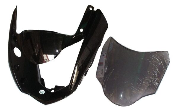 Headlight Visor Without Glass Fit For Hero Cbz Xtreme Type-1 Black**