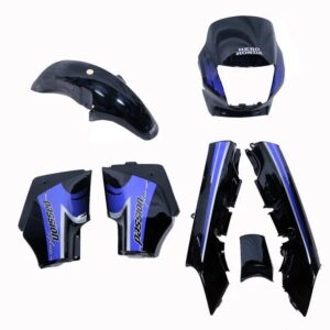 Hero Honda Passion Plus Body Kit Black/blue