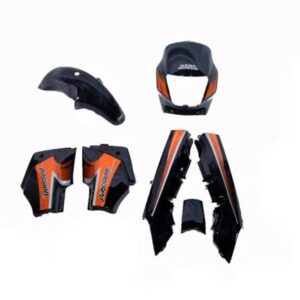 Hero Honda Passion Plus Body Kit Black/orange
