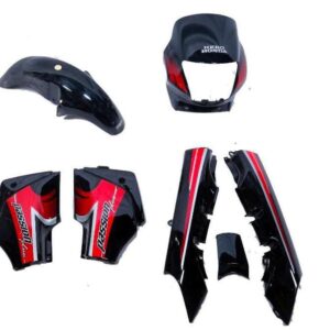 Hero Honda Passion Plus Body Kit Black/red