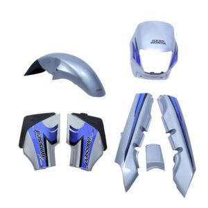 Hero Honda Passion Plus Body Kit Silver/blue