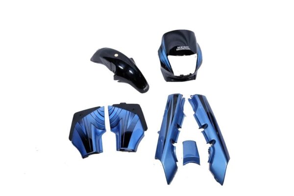 Hero Honda Passion Plus Body Kit Sky Blue Color